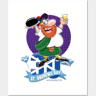 Celebrate Saint Andrew's Day! Posters and Art